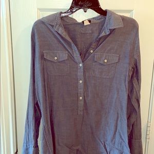 J. Crew chambray tunic dress